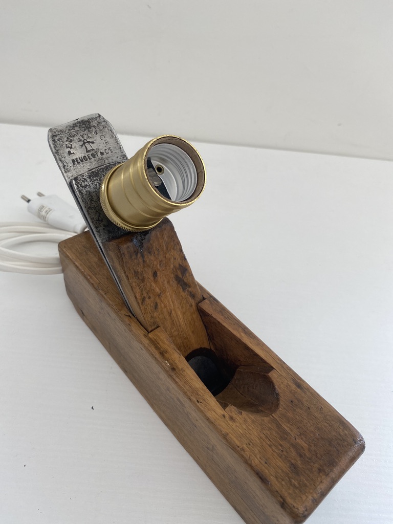 Lampe de chevet Rabot a bois – Image 3