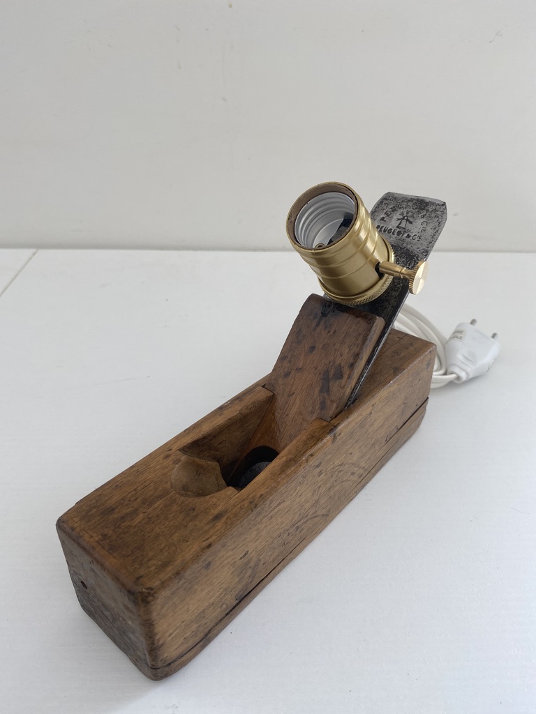 Lampe de chevet Rabot a bois – Image 4